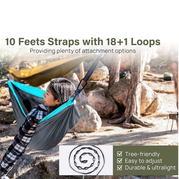 Lightweight Camping Hammock - Picture 2 of 8